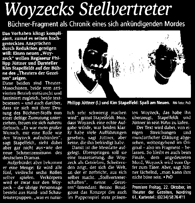Artikel Ruhrnachrichten 28.09.2004