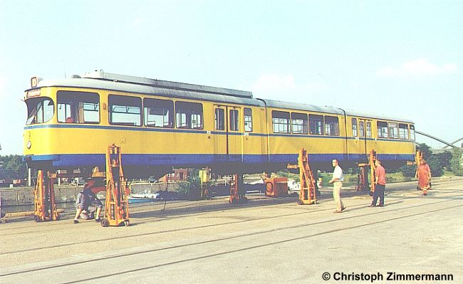GT8 Nr. 1854 der Essener Verkehrs-AG.